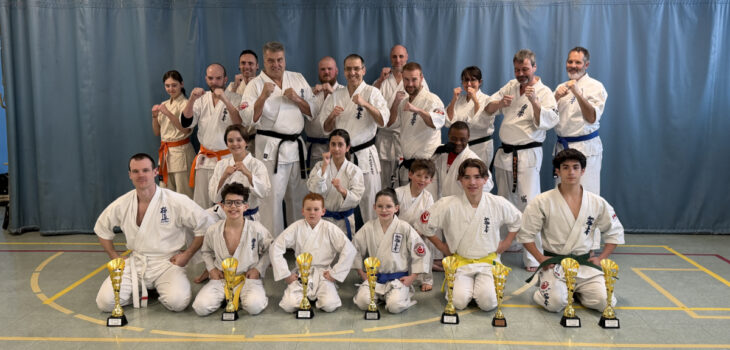 Les membres du Club de Karaté Shinkyokushin Saint-Jérôme